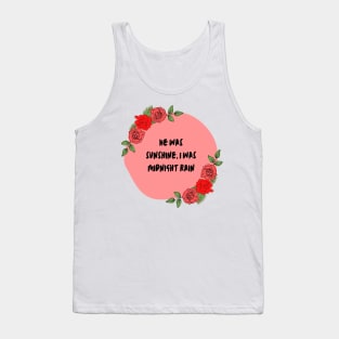 Midnight Rain Lyric | Midnights Taylor Swift Tank Top